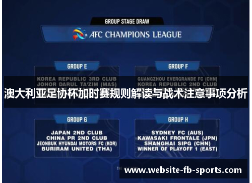 澳大利亚足协杯加时赛规则解读与战术注意事项分析 澳大利亚足协杯加时赛规则解读与战术注意事项分析